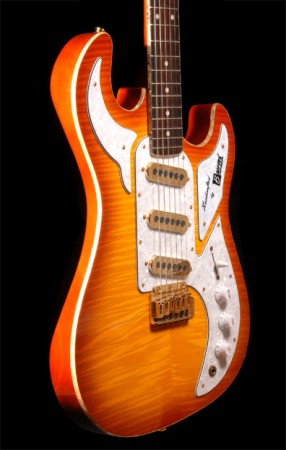 Burns Shadow Special Club Rw - Cherry Sunburst - Str shape electric guitar - Variation 2