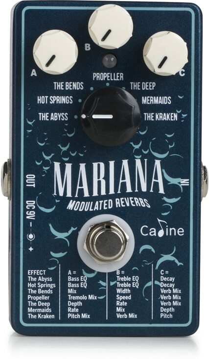 Caline Cp507 Mariana Reverb - Reverb, delay & echo effect pedal - Main picture