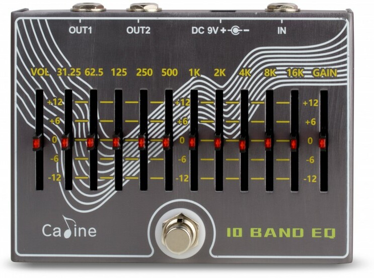 Caline Cp81 Graphic 10-band Eq - EQ & enhancer effect pedal - Main picture