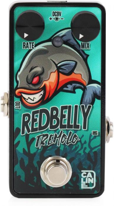 Modulation, chorus, flanger, phaser & tremolo effect pedal Caline Red Belly Tremolo