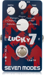 Modulation, chorus, flanger, phaser & tremolo effect pedal Caline CP38 Lucky 7 Seven Modes