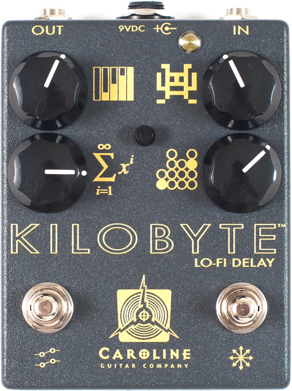 Caroline Guitar Kilobyte - Reverb, delay & echo effect pedal - Main picture