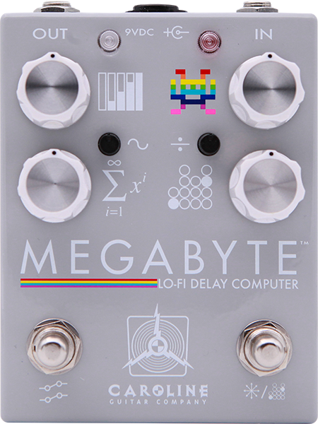 Caroline Guitar Megabyte - Reverb, delay & echo effect pedal - Main picture