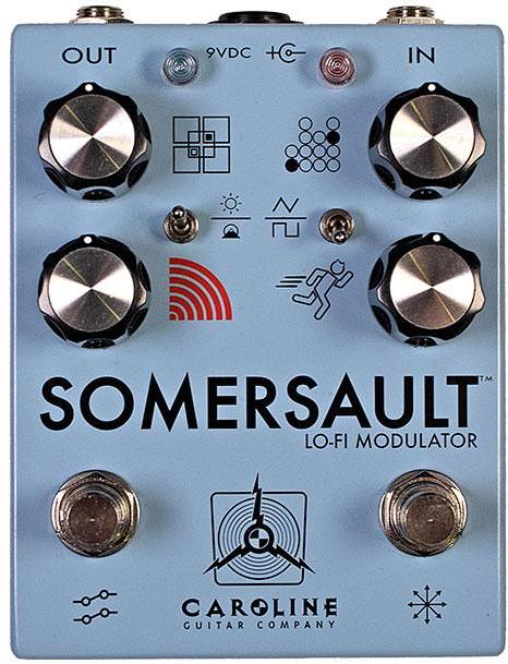 Modulation, chorus, flanger, phaser & tremolo effect pedal Caroline guitar Somersault Lo-Fi Modulator