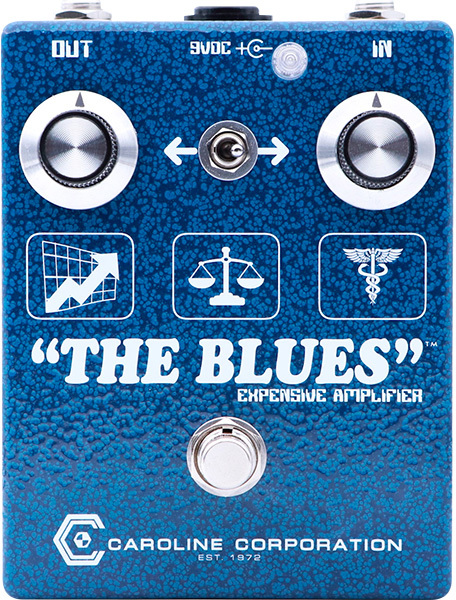 Caroline Guitar The Blues Overdrive - Overdrive, distortion & fuzz effect pedal - Main picture