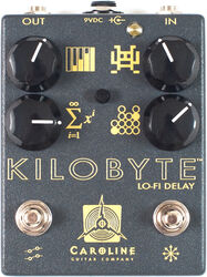 Reverb, delay & echo effect pedal Caroline guitar Kilobyte