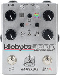 Reverb, delay & echo effect pedal Caroline guitar Kilobyte-2000 Lo-Fi Tap Delay