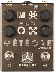 Reverb, delay & echo effect pedal Caroline guitar Météore