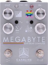 Reverb, delay & echo effect pedal Caroline guitar MEGABYTE