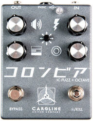 Overdrive, distortion & fuzz effect pedal Caroline guitar Shigeharu Fuzz + Octave-Up