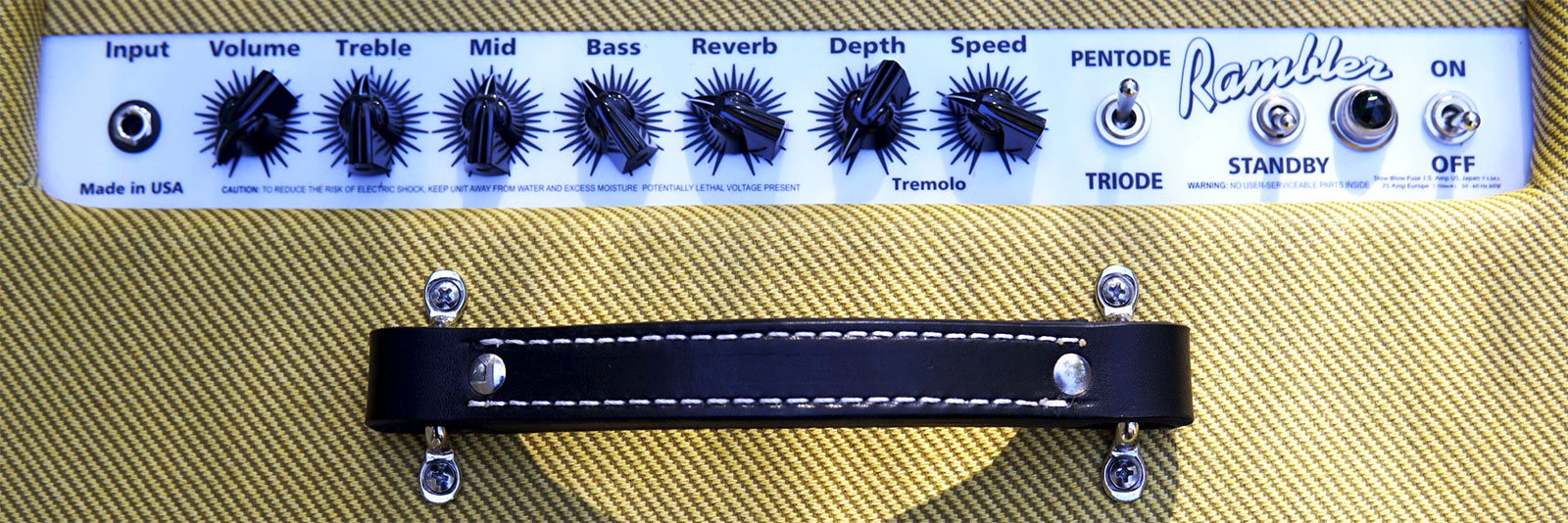 Carr Amplifiers Rambler 1-12 Combo 1x12 13/26w Tweed - Electric guitar combo amp - Variation 1