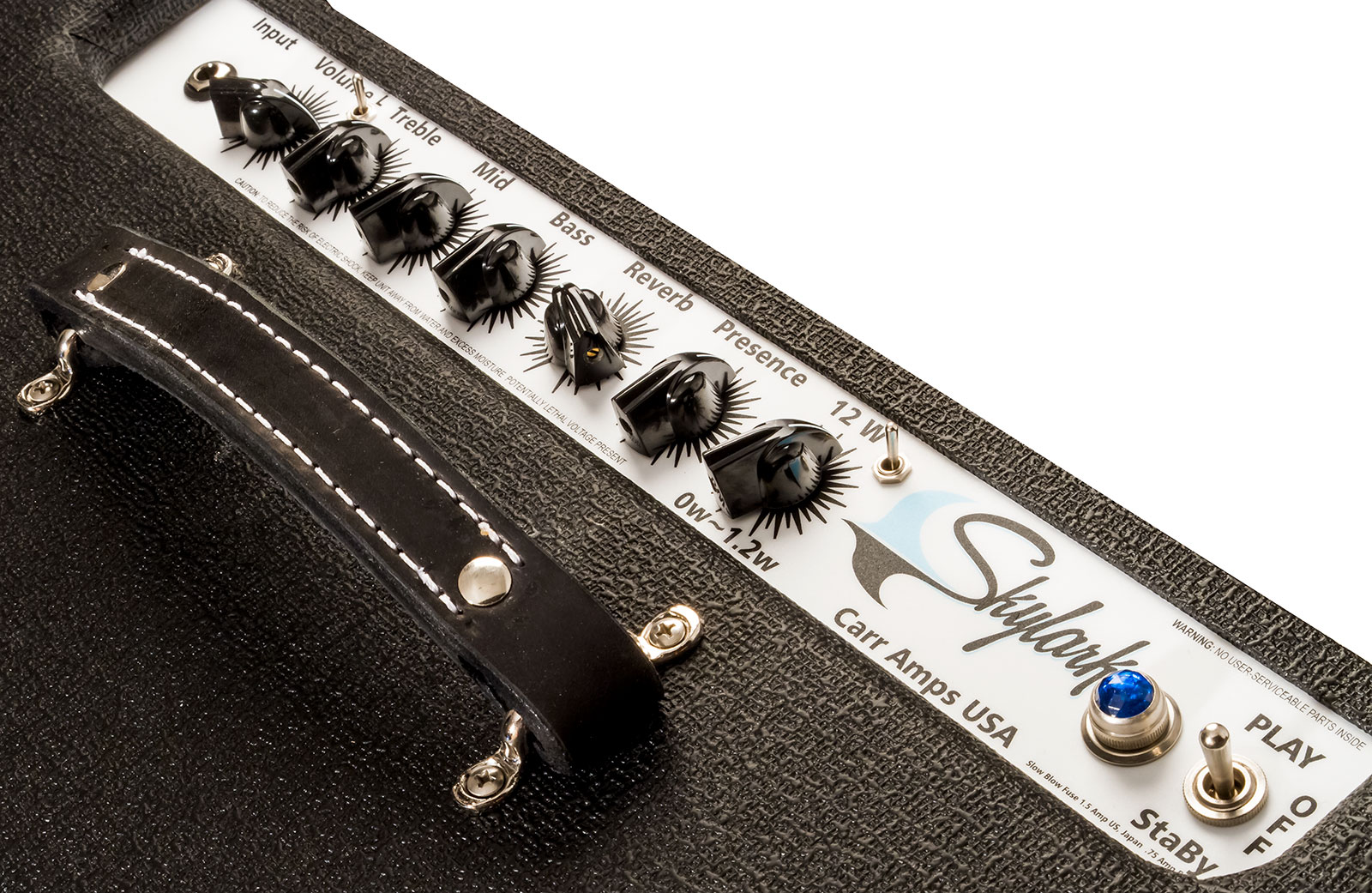 Carr Amplifiers Skylark 1-12 Combo 12w 1x12 6v6 Black - Electric guitar combo amp - Variation 2