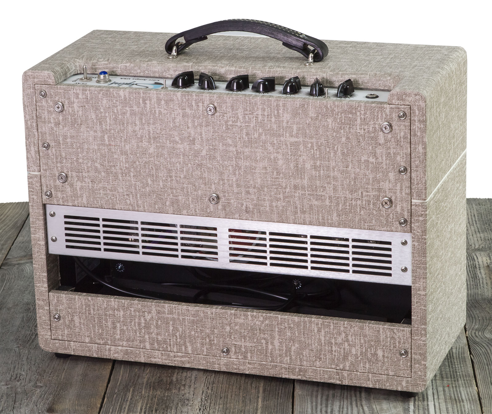 Carr Amplifiers Skylark 1-12 Combo 12w 1x12 6v6 Brown Gator/slub - Electric guitar combo amp - Variation 1