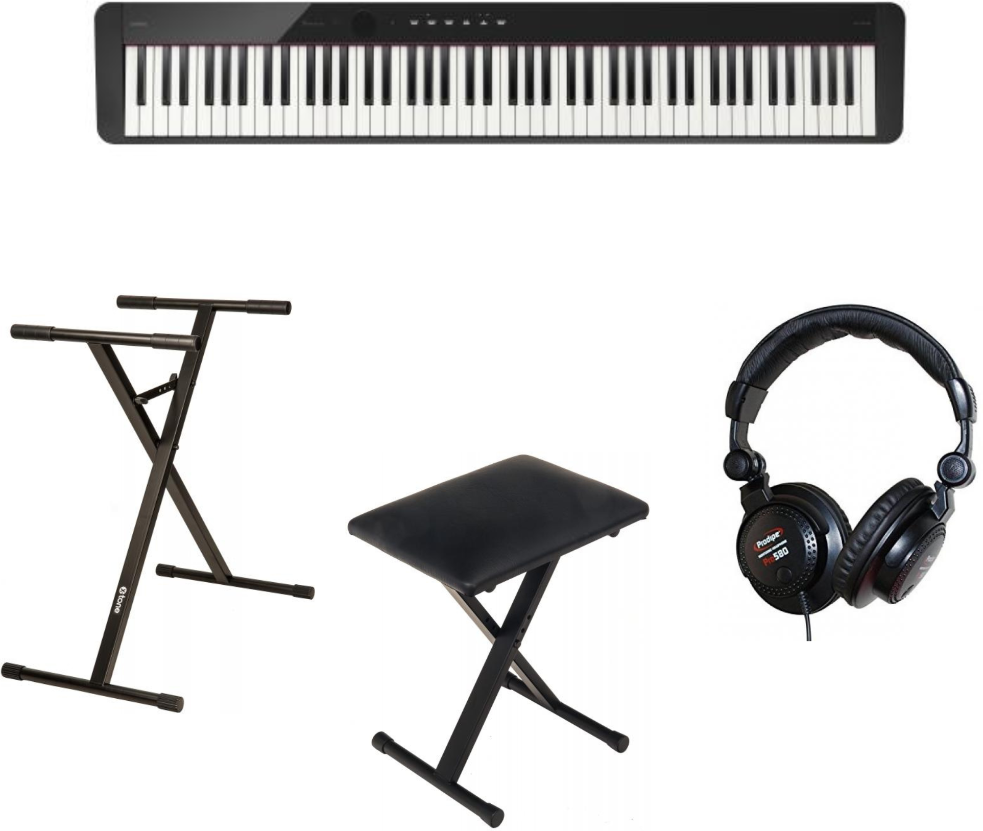 Casio Px-s1100 Noir + Stand + Banquette + Casque - Noir - Portable digital piano - Main picture
