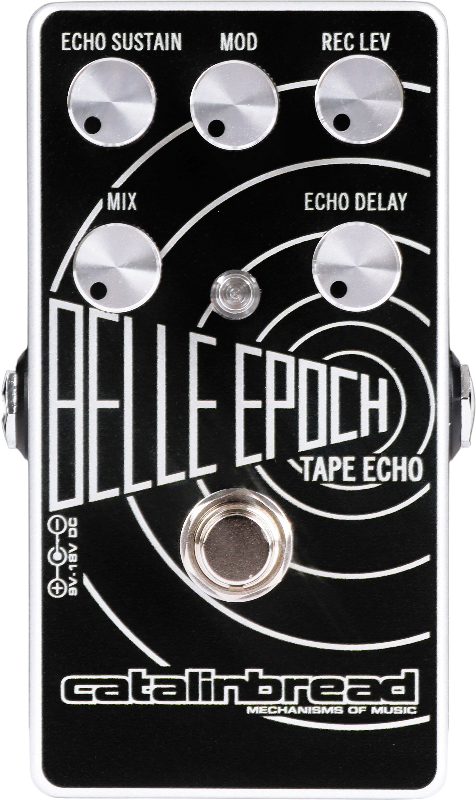 Catalinbread Belle Epoch Black And Silver - Reverb, delay & echo effect pedal - Main picture
