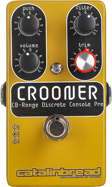 Catalinbread Crooner - Overdrive, distortion & fuzz effect pedal - Main picture
