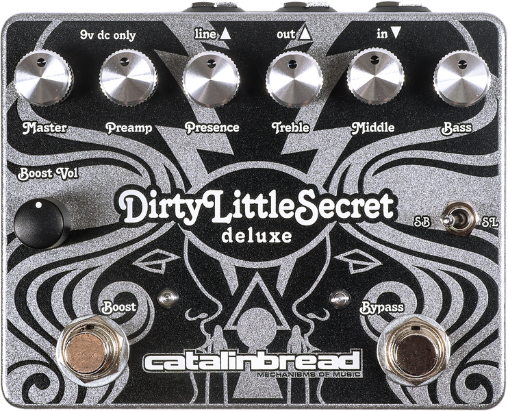 Catalinbread Dirty Little Secret Deluxe - Overdrive, distortion & fuzz effect pedal - Main picture
