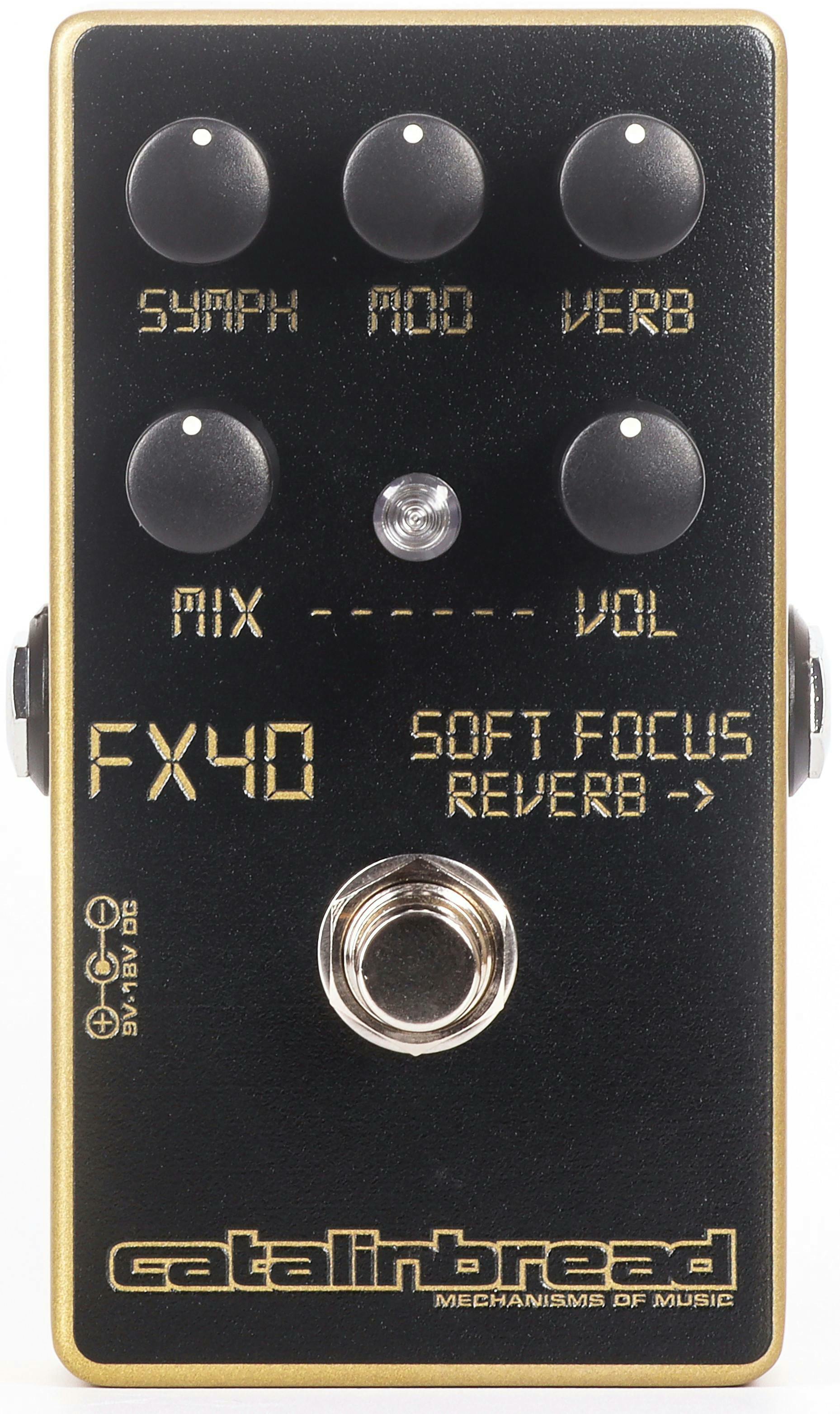 Catalinbread Soft Focus Gold - Reverb, delay & echo effect pedal - Main picture