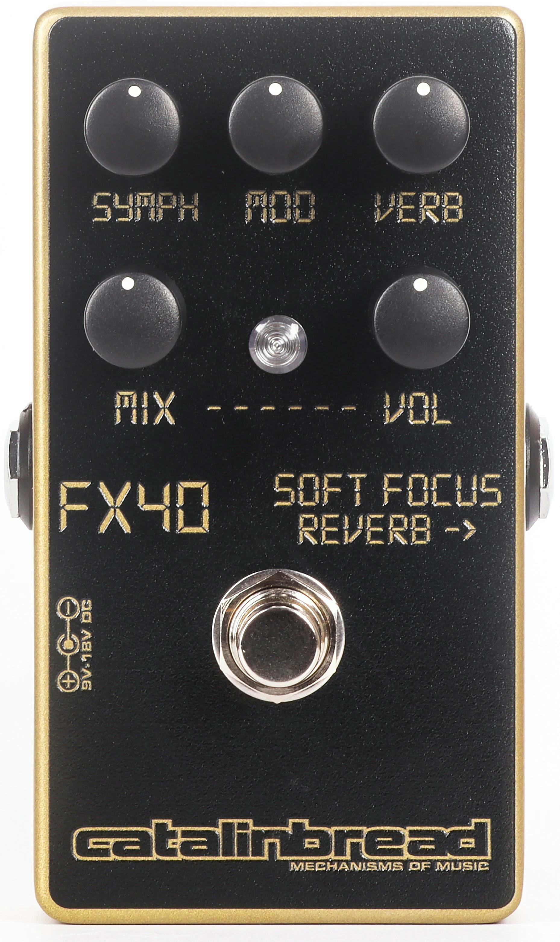 Catalinbread Soft Focus Gold Reverb, delay & echo effect pedal