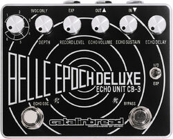 Reverb, delay & echo effect pedal Catalinbread Belle Epoch Deluxe Black & Silver
