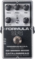 Overdrive, distortion & fuzz effect pedal Catalinbread Formula 5F6
