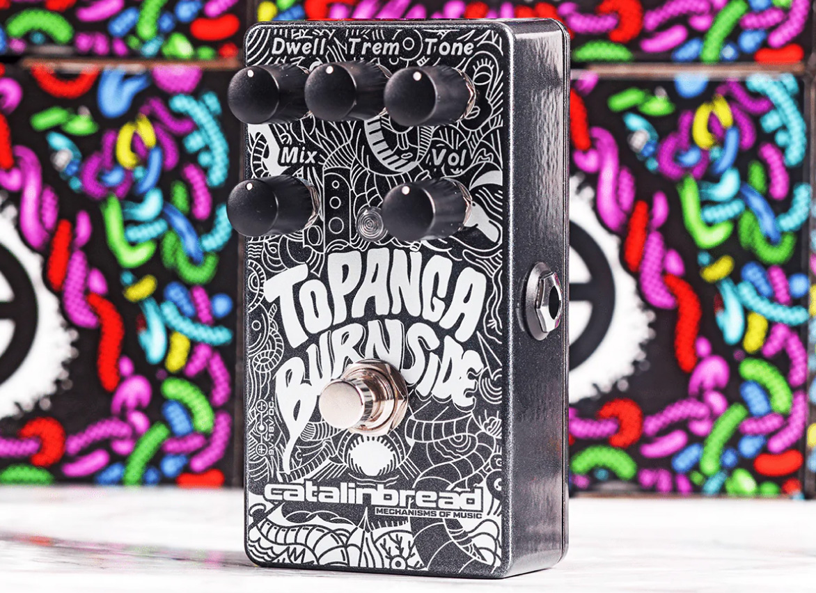 Catalinbread Topanga Burnside Surf Reverb Tremolo - Reverb, delay & echo effect pedal - Variation 1