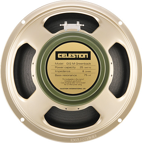 Celestion Classic G12m Greenback 12inc. 30.5cm 25w 16-ohms - Guitar speaker - Main picture