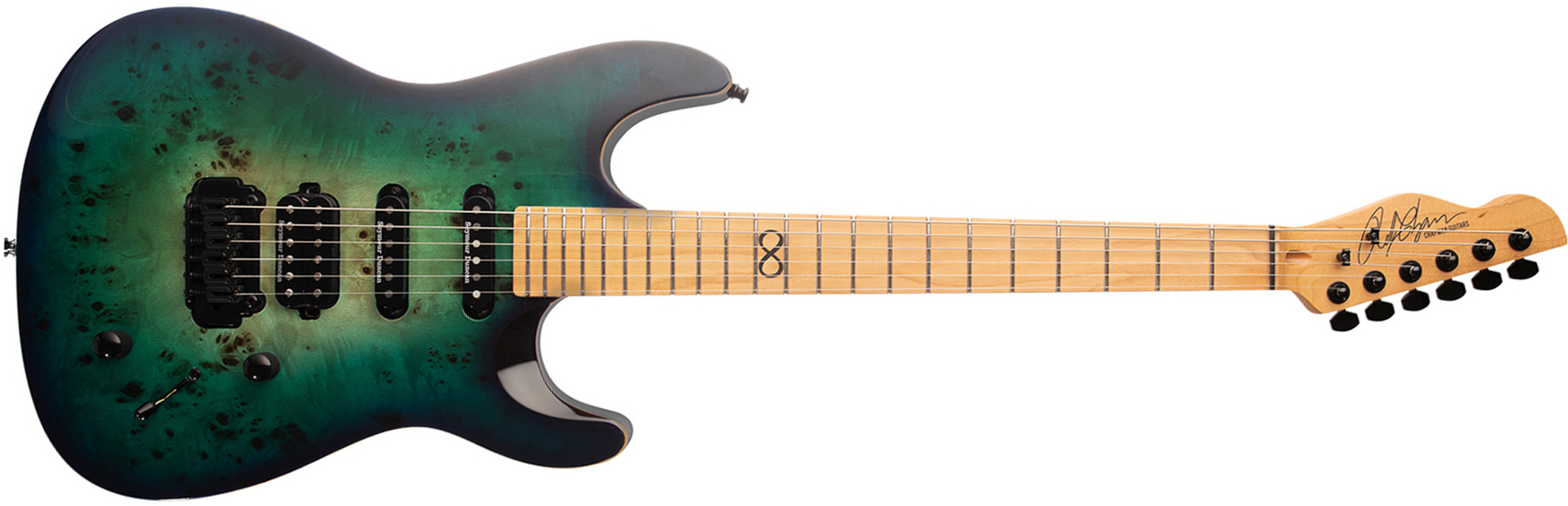 Chapman Guitars Ml1 Hybrid Pro Hss Seymour Duncan Trem Mn - Turquoise Rain - Str shape electric guitar - Main picture