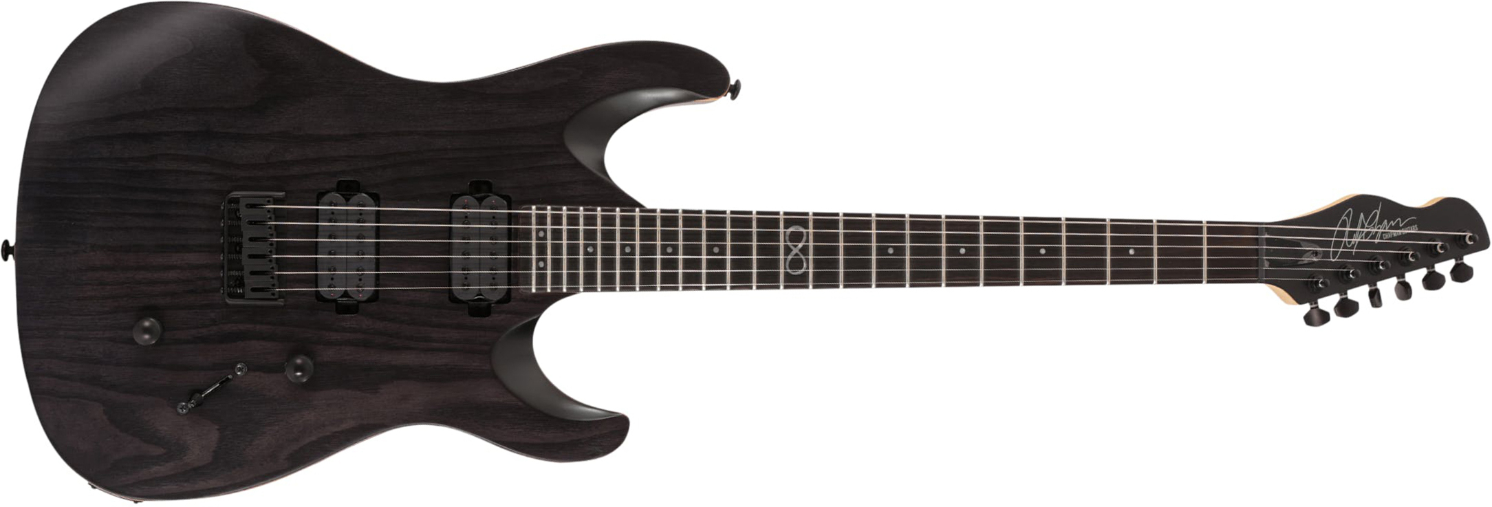 Chapman Guitars Ml1 Modern 2022 Standard 2h Ht Eb - Slate Black Satin - Str shape electric guitar - Main picture