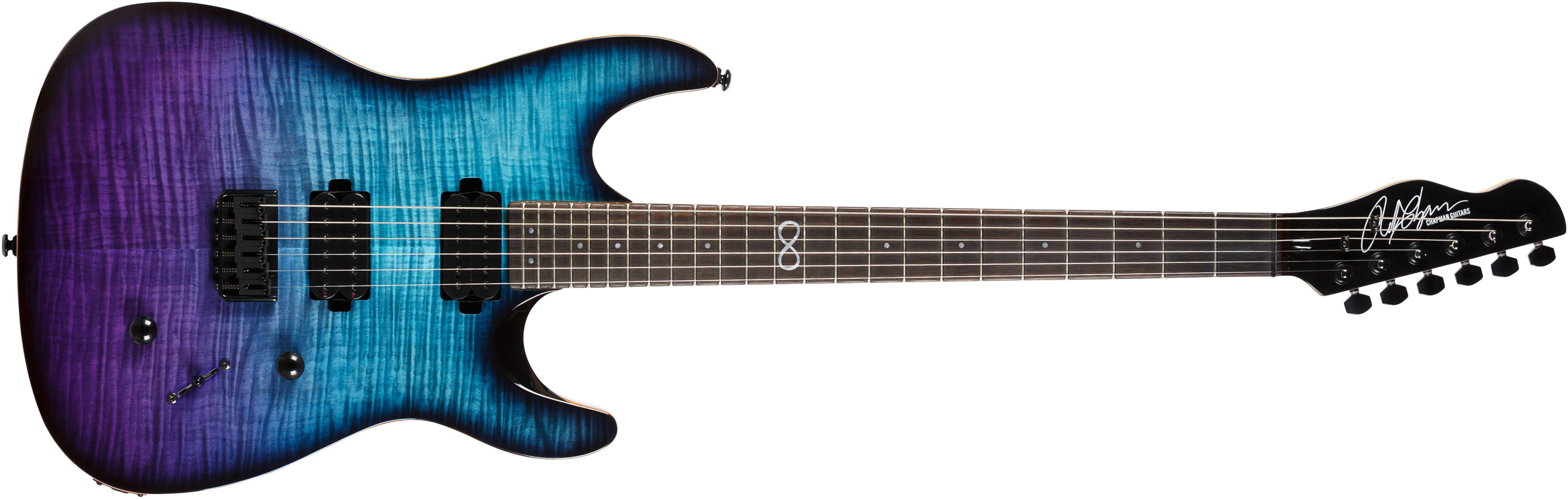 Chapman Guitars Ml1 Modern Baritone Standard V2 Hh Ht Eb - Ocean Fade - Double cut electric guitar - Main picture