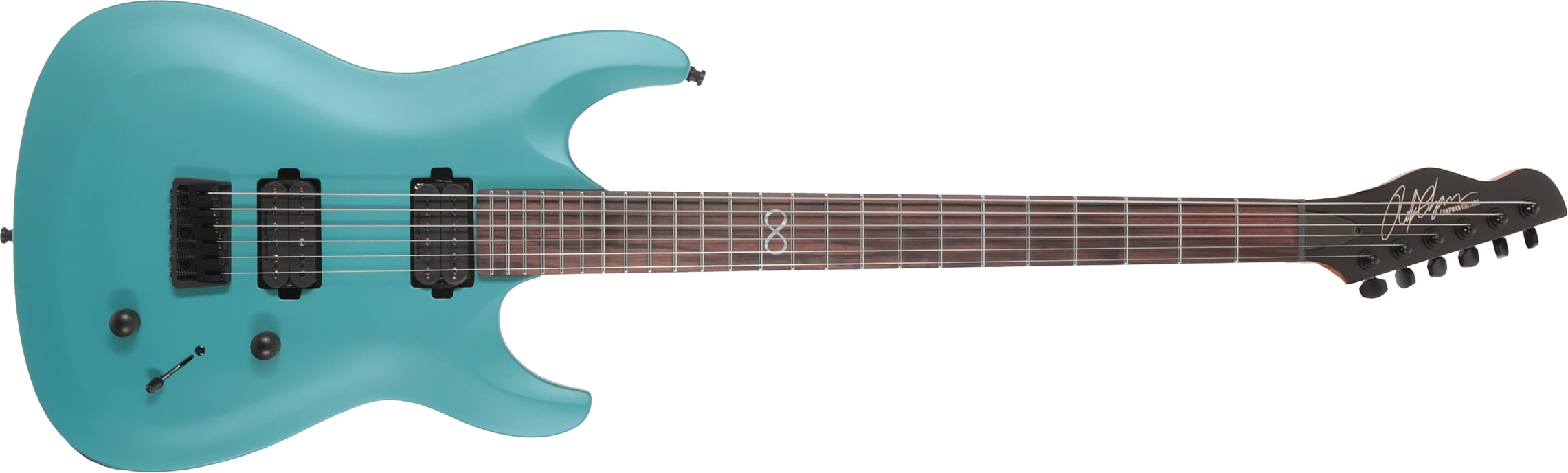 Chapman Guitars Ml1 Modern Pro 2h Seymour Duncan  Ht Eb - Liquid Teal Metallic Satin - Str shape electric guitar - Main picture