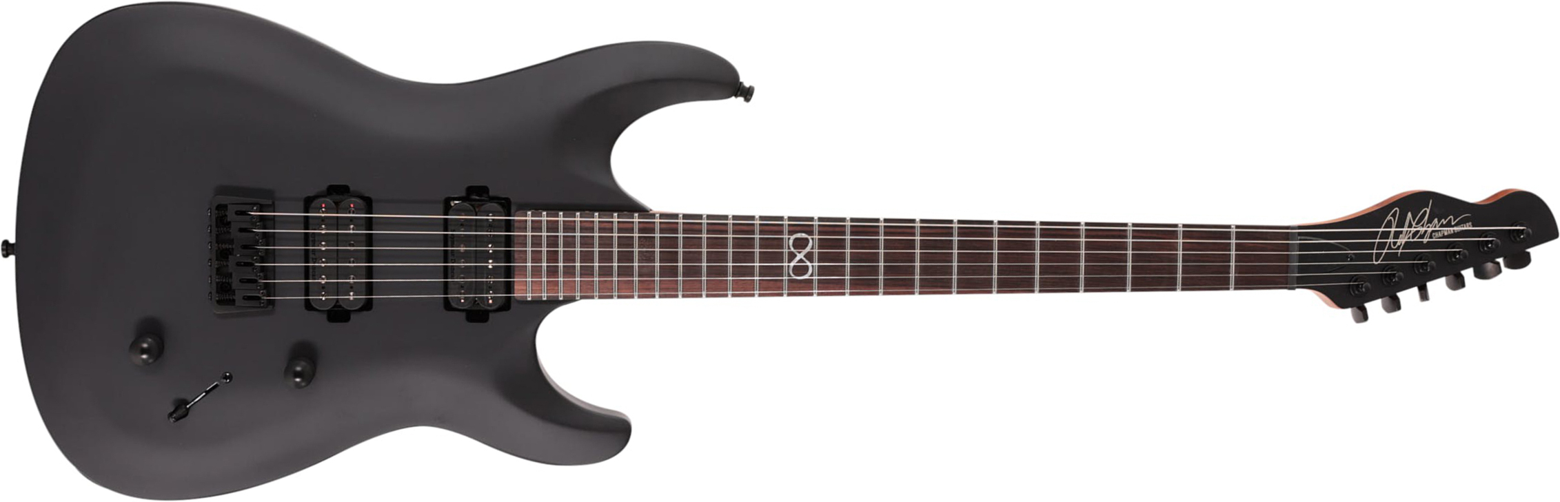 Chapman Guitars Ml1 Modern Pro 2h Seymour Duncan  Ht Eb - Cyber Black - Str shape electric guitar - Main picture