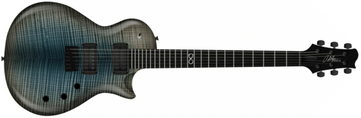 Chapman Guitars Ml2 Pro Modern Hh Seymour Duncan Ht Eb - Azure Blue - Single cut electric guitar - Main picture