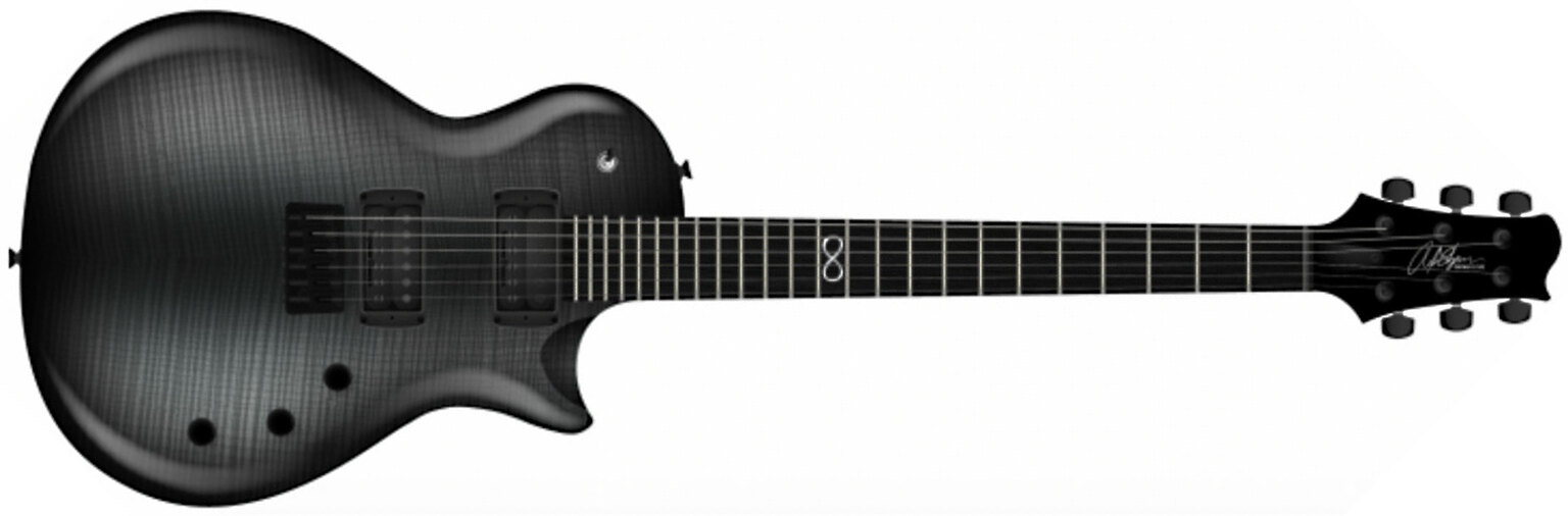 Chapman Guitars Ml2 Pro Modern Hh Seymour Duncan Ht Eb - River Styx Black - Single cut electric guitar - Main picture