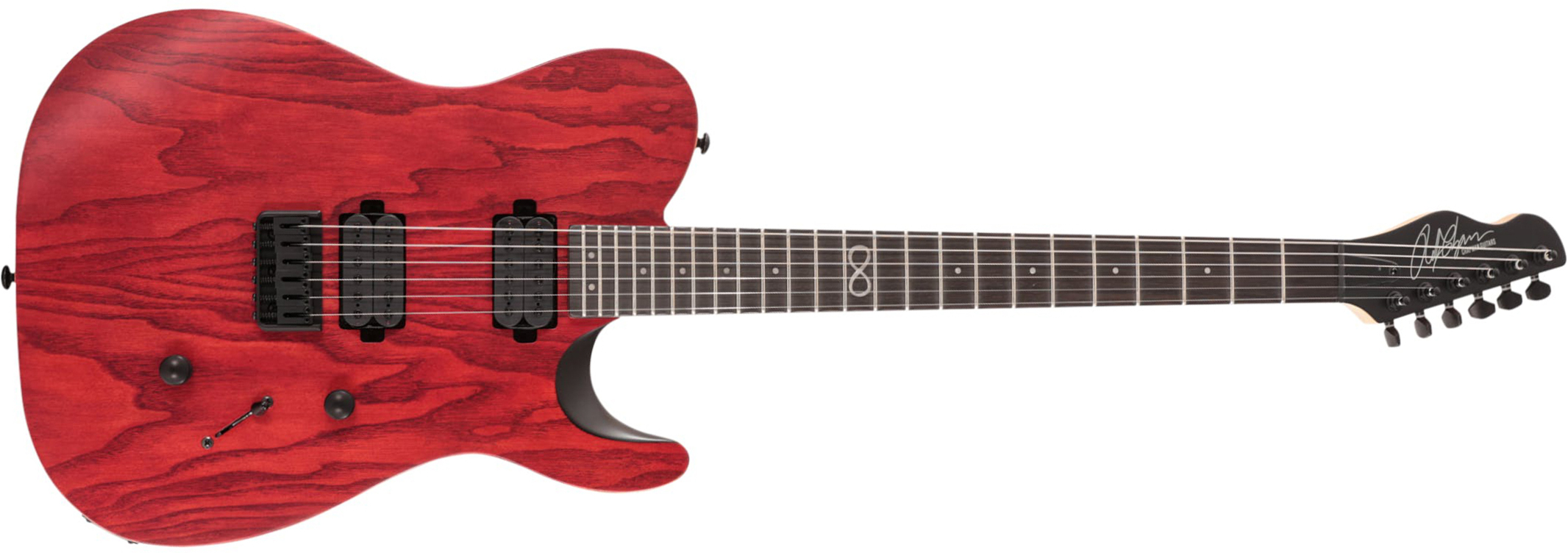 Chapman Guitars Ml3 Modern 2022 Standard 2h Ht Eb - Deep Red Satin - Tel shape electric guitar - Main picture