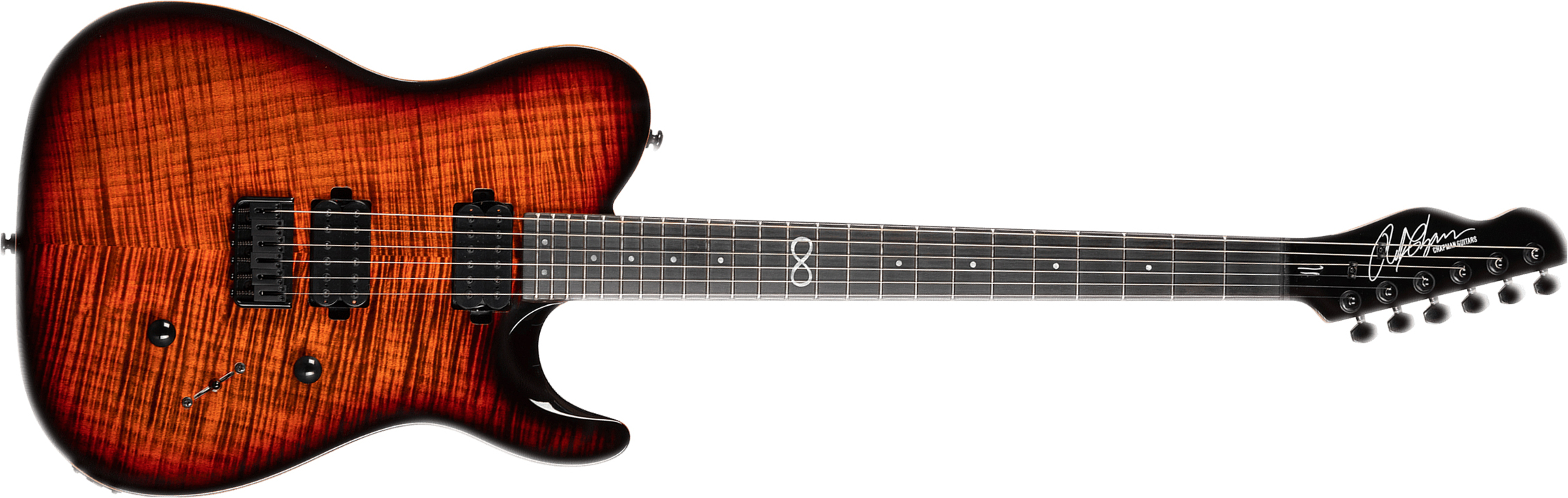 Chapman Guitars Ml3 Modern Standard V2 2h Ht Eb - Ember - Tel shape electric guitar - Main picture