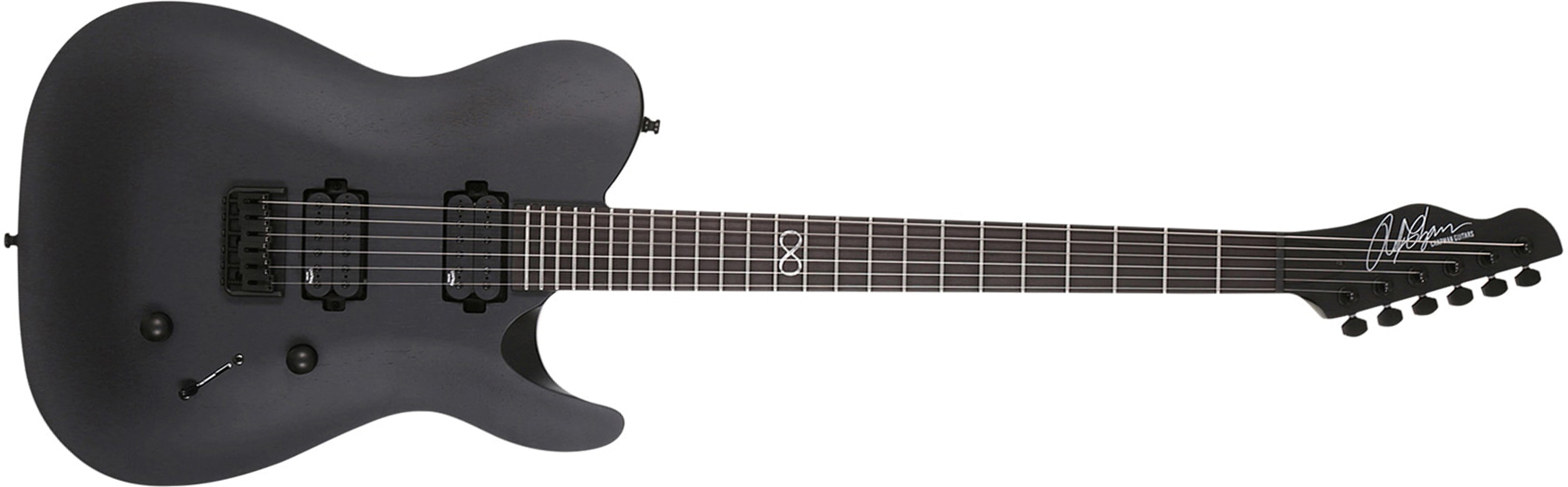 Chapman Guitars Ml3 Pro Modern V2 Hh Ht Eb - Lunar Satin - Tel shape electric guitar - Main picture