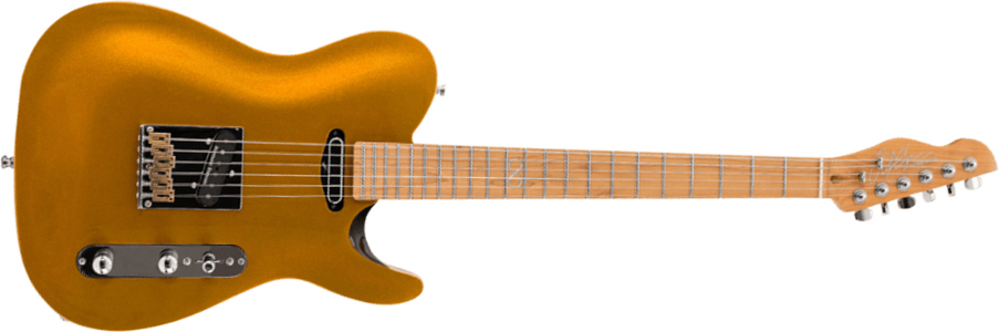 Chapman Guitars Ml3 Traditional Pro 2s Seymour Duncan Ht Mn - Gold Metallic - Tel shape electric guitar - Main picture