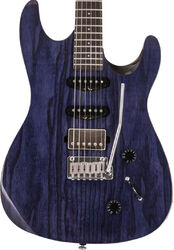 Str shape electric guitar Chapman guitars Standard ML1 X - Trans deep blue 