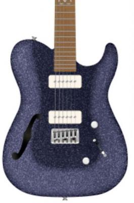 Solid body electric guitar Chapman guitars ML3 Pro Traditional Semi-Hollow - Atlantic blue sparkle