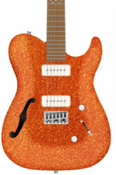 ML3 Pro Traditional Semi-Hollow - burnt orange sparkle