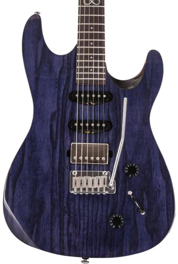 Solid body electric guitar Chapman guitars Standard ML1 X 2022 - Trans deep blue 