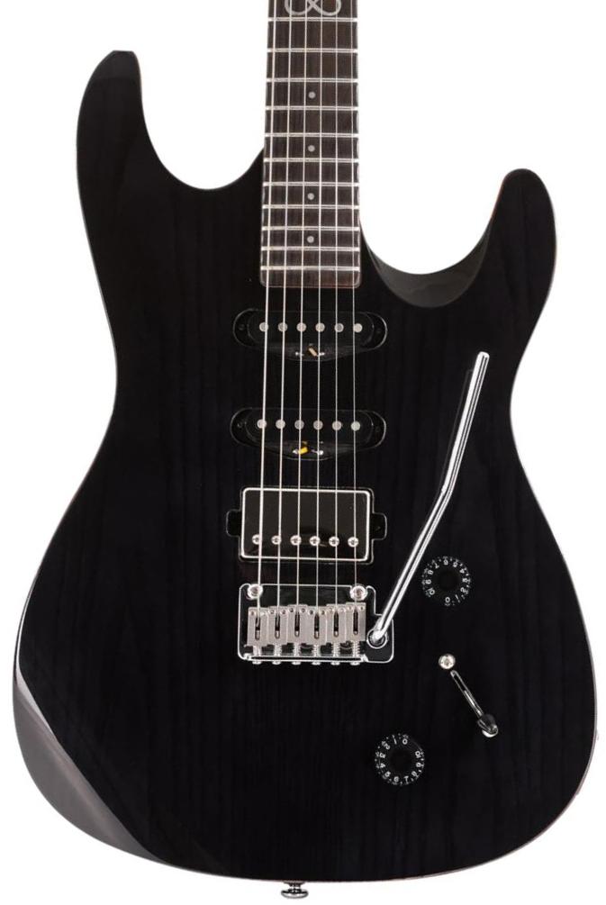 Solid body electric guitar Chapman guitars Standard ML1 X 2022 - Trans black