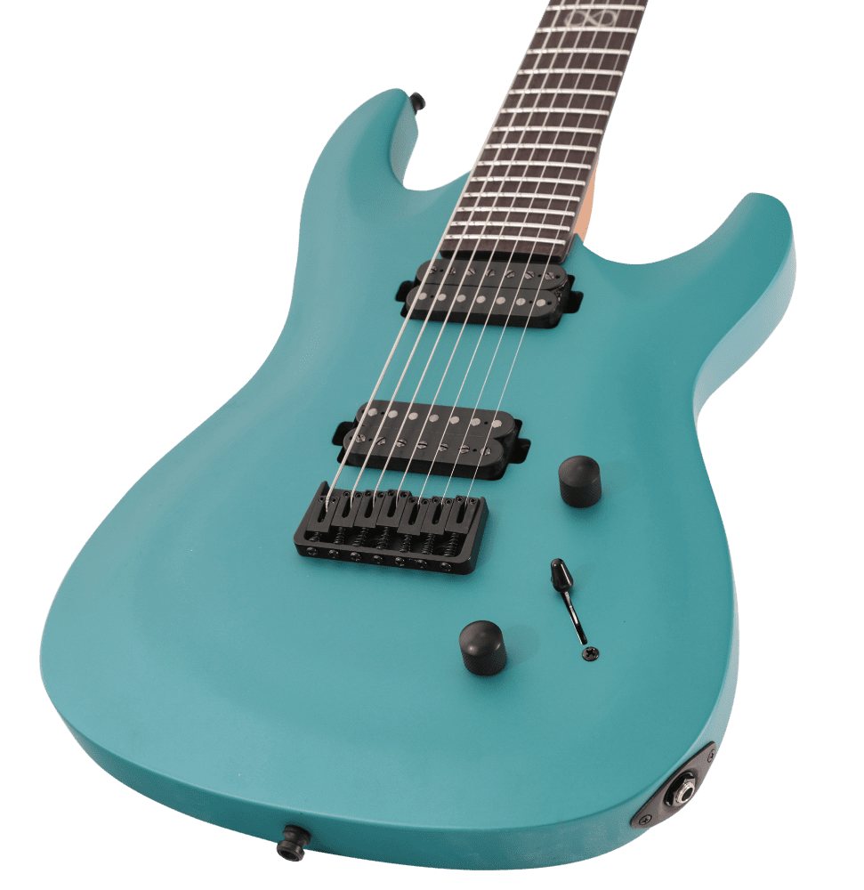 Chapman Guitars Ml1-7 Modern Pro 7c 2h Seymour Duncan  Ht Eb - Liquid Teal Metallic Satin - 7 string electric guitar - Variation 3