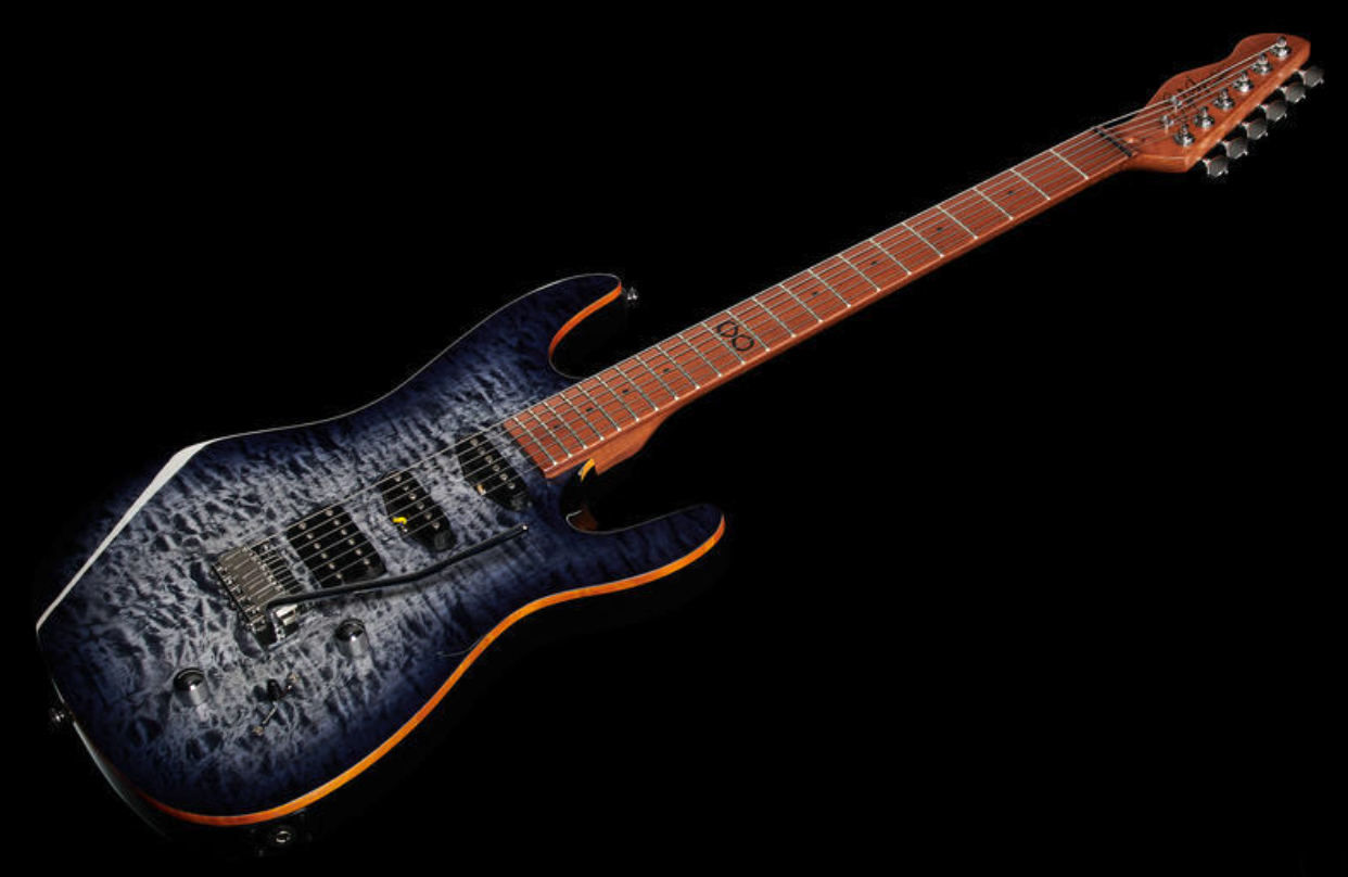 Chapman Guitars Ml1 Hybrid Standard Hss Trem Mn - Sarsen Stone Black - Str shape electric guitar - Variation 2