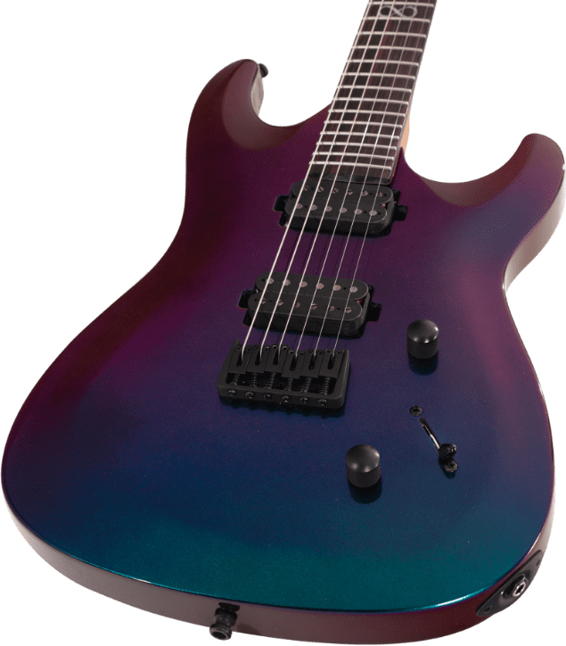 Chapman Guitars Ml1 Modern Pro 2h Seymour Duncan  Ht Eb - Morpheus Purple Flip - Str shape electric guitar - Variation 3