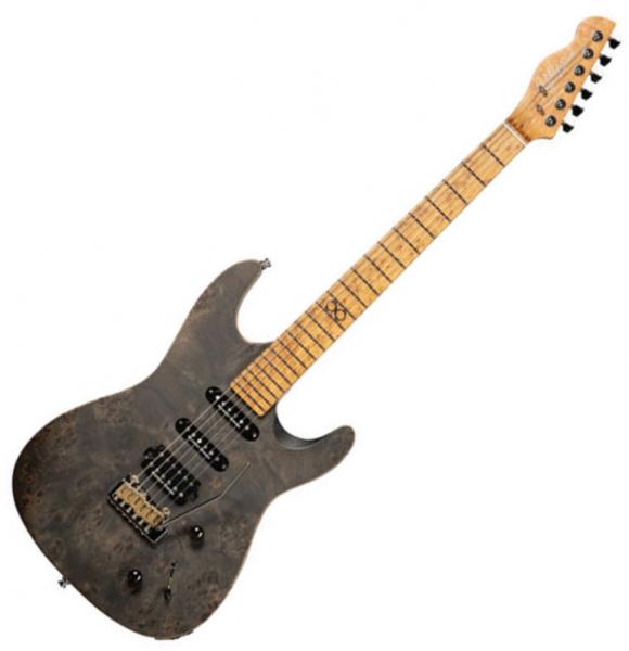 Solid body electric guitar Chapman guitars Pro ML1 Pro 10th Anniversary +Case - Lunar burl