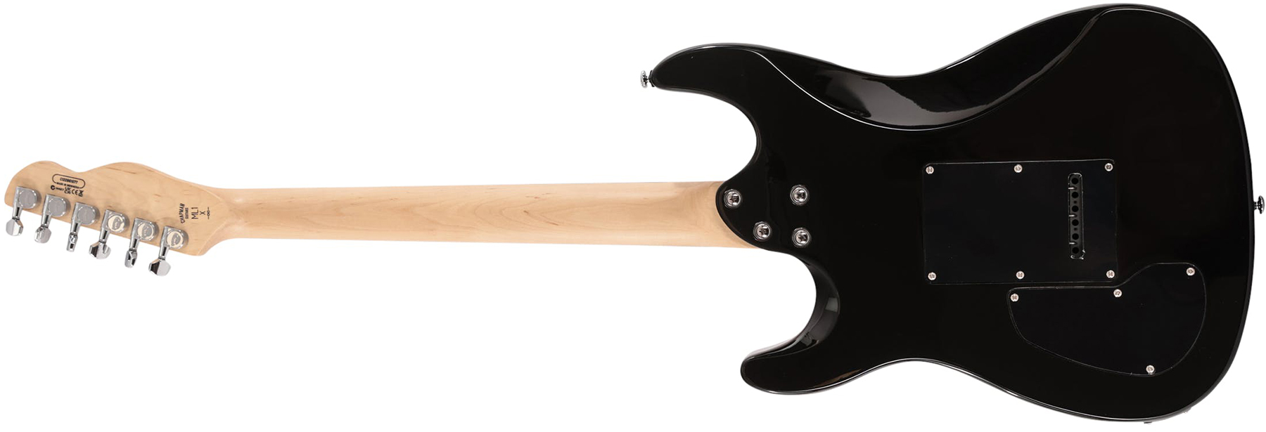Chapman Guitars Ml1x 2022 Hss Trem Eb - Trans Black - Str shape electric guitar - Variation 1