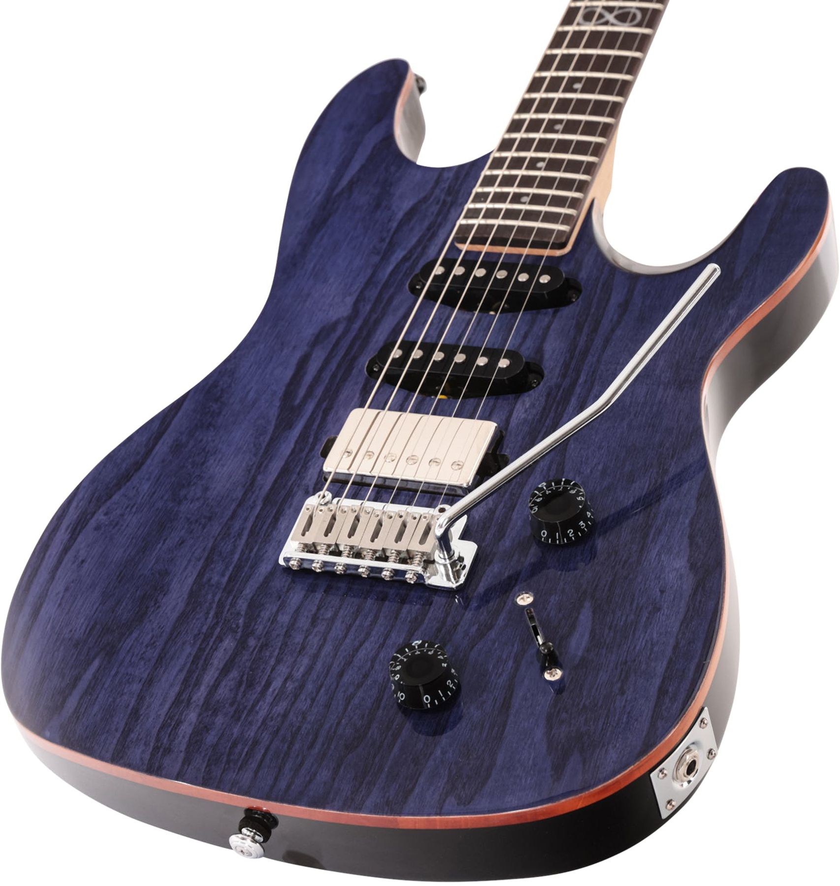 Chapman Guitars Ml1x Hss Trem Eb - Trans Deep Blue - Str shape electric guitar - Variation 3