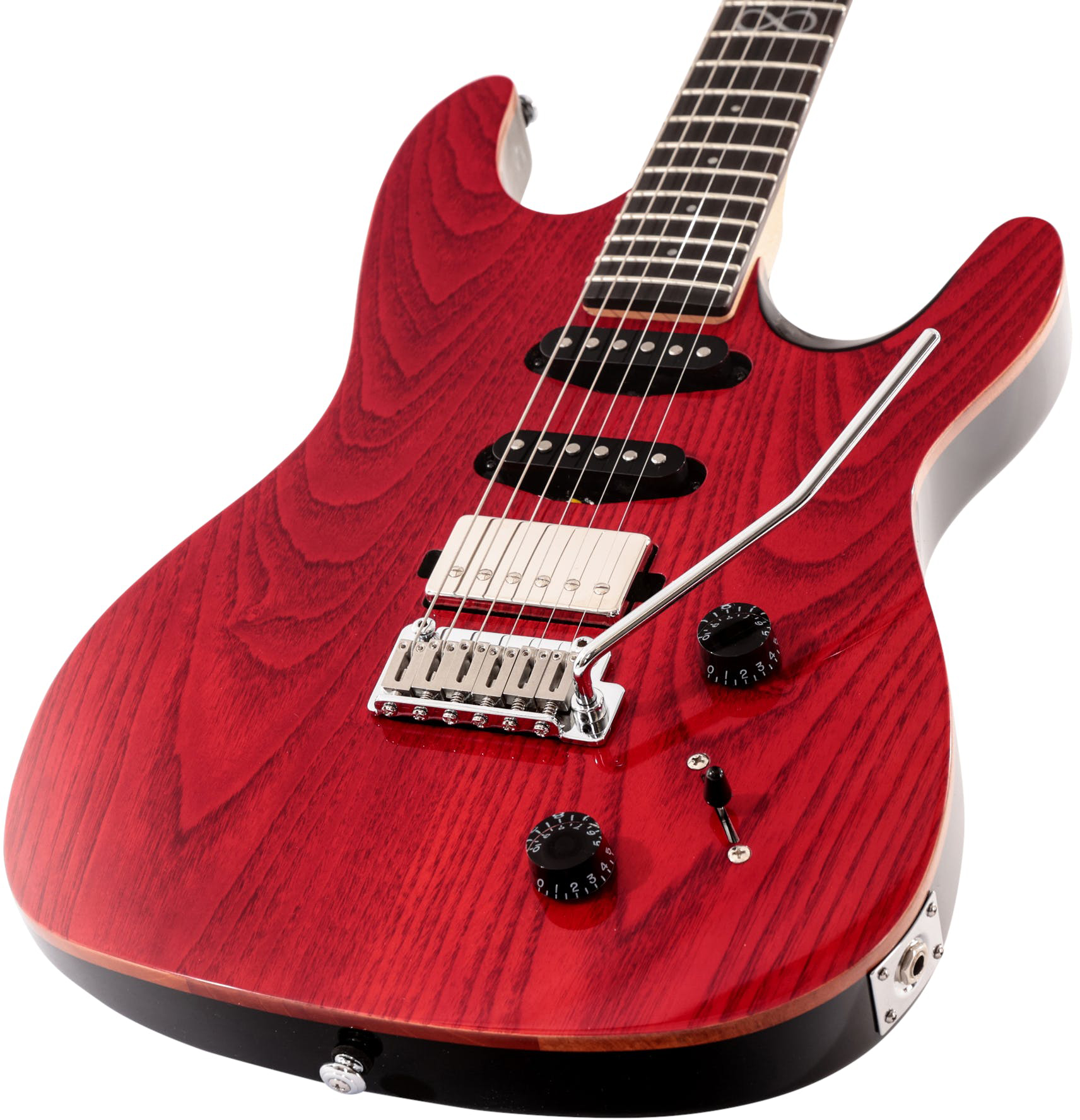 Chapman Guitars Ml1x Hss Trem Eb - Trans Deep Red - Str shape electric guitar - Variation 3